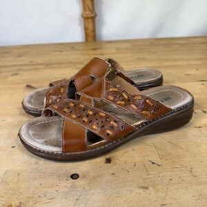 Brown Leather Women's Sandals size 7